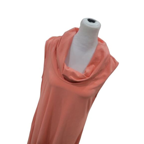 Soft Surroundings Women's Cowl Neck Hi Low Modal Maxi Dress Size Large 29066 - Picture 9 of 12